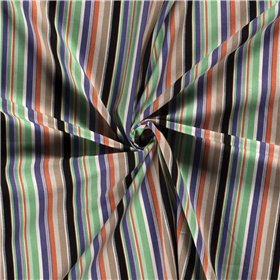 WOVEN VISCOSE LINNEN STRIPES