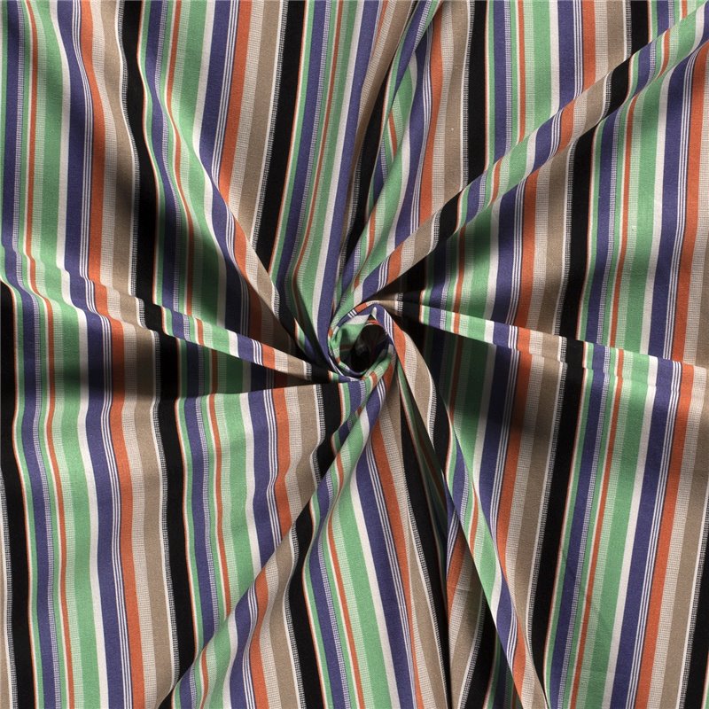 WOVEN VISCOSE LINNEN STRIPES