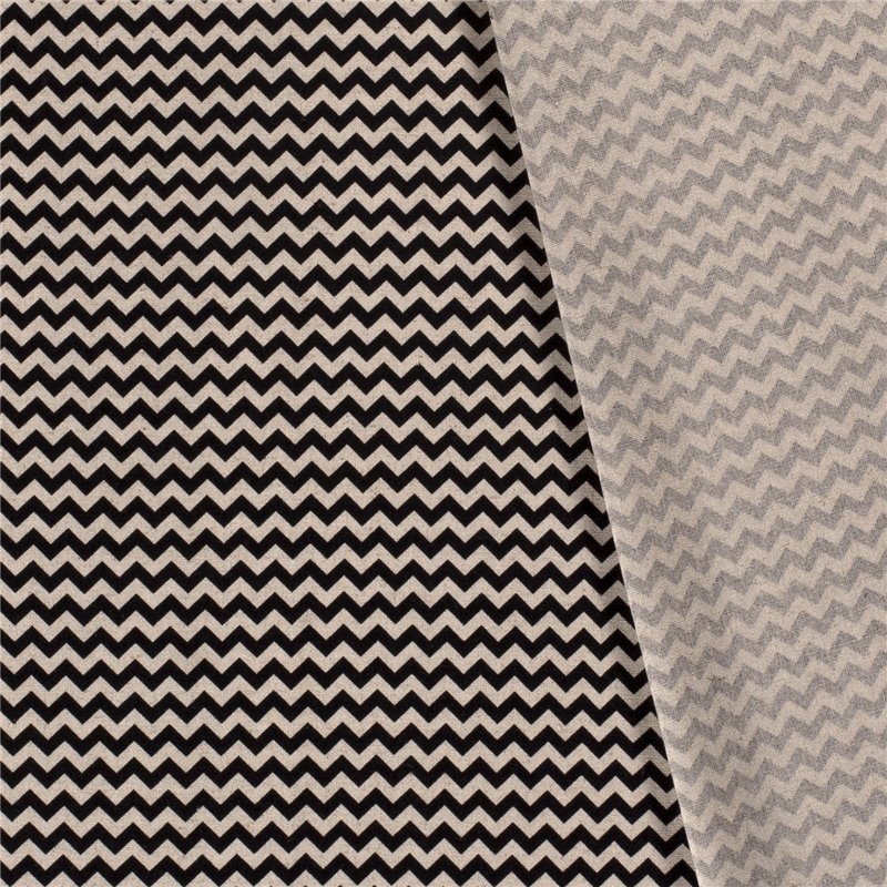 WOVEN VISCOSE LINNEN STRIPES