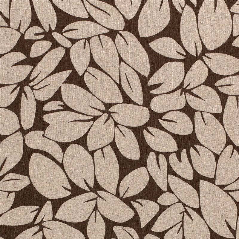 WOVEN VISCOSE LINNEN FLOWERS