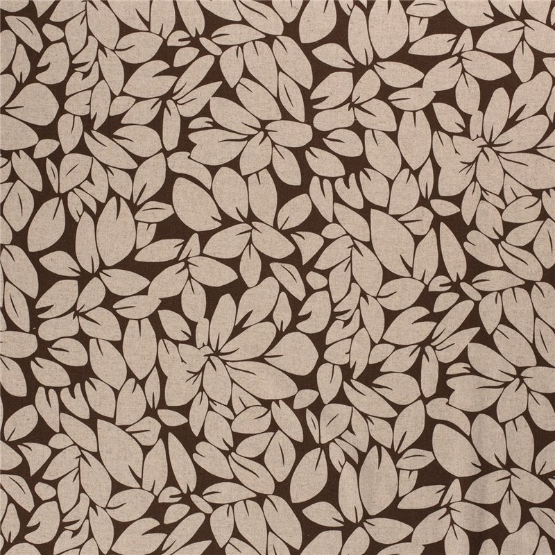 WOVEN VISCOSE LINNEN FLOWERS