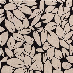 WOVEN VISCOSE LINNEN FLOWERS