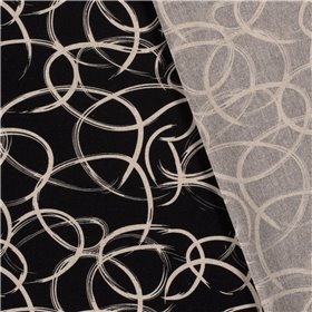WOVEN VISCOSE LINNEN ABSTRACT