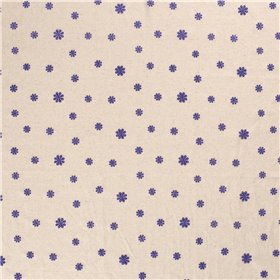 LINNEN VISCOSE EMBROIDERY FLOWERS