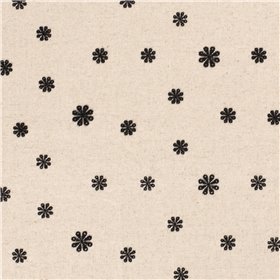 LINNEN VISCOSE EMBROIDERY FLOWERS