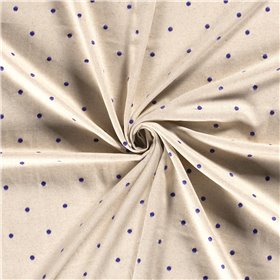 LINNEN VISCOSE EMBROIDERY DOTS