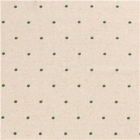 LINNEN VISCOSE EMBROIDERY DOTS