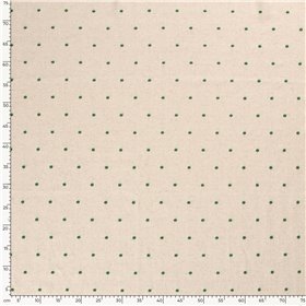 LINNEN VISCOSE EMBROIDERY DOTS