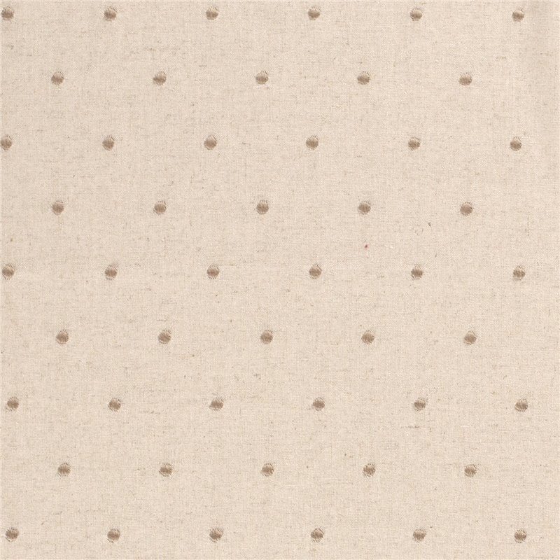 LINNEN VISCOSE EMBROIDERY DOTS