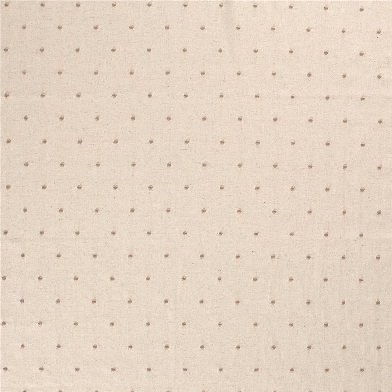 LINNEN VISCOSE EMBROIDERY DOTS