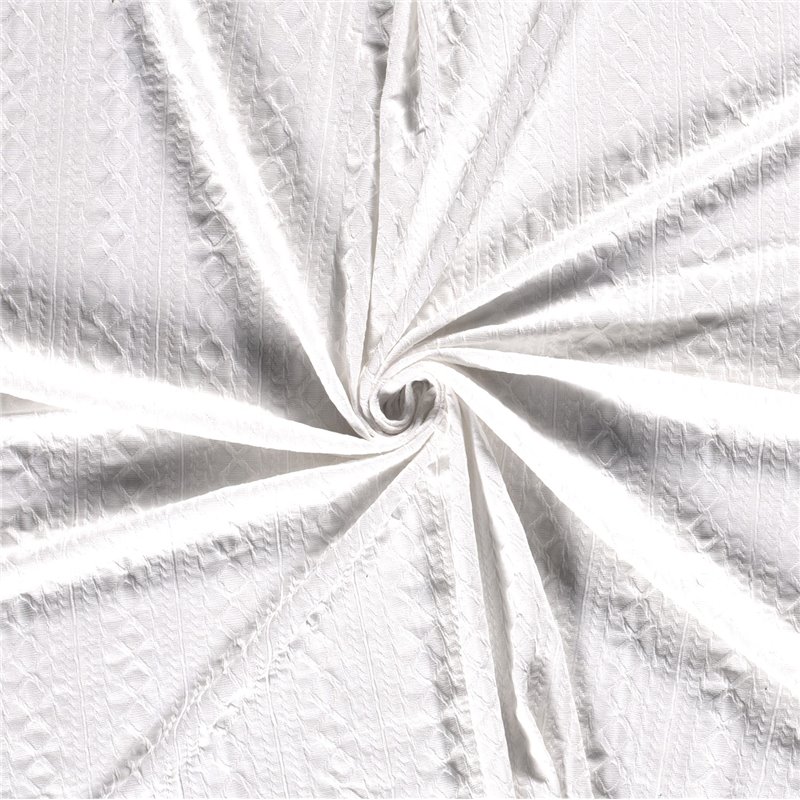 KNITTED BLOWN JACQUARD ABSTRACT