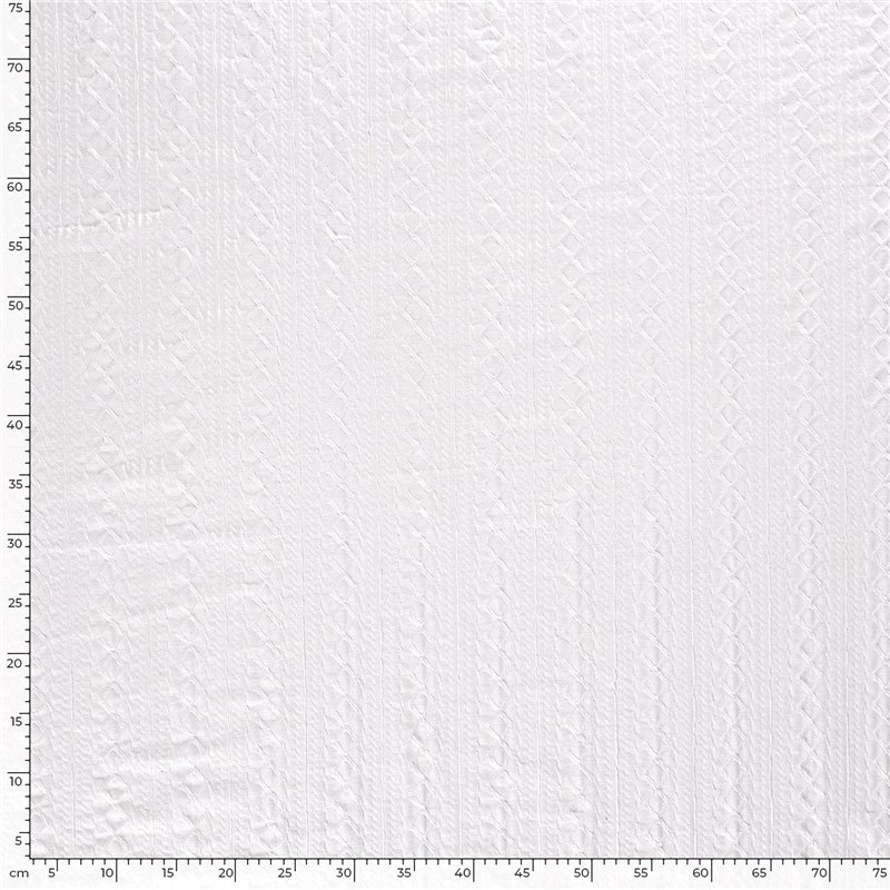 KNITTED BLOWN JACQUARD ABSTRACT