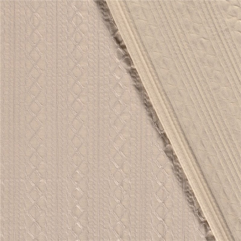 KNITTED BLOWN JACQUARD ABSTRACT