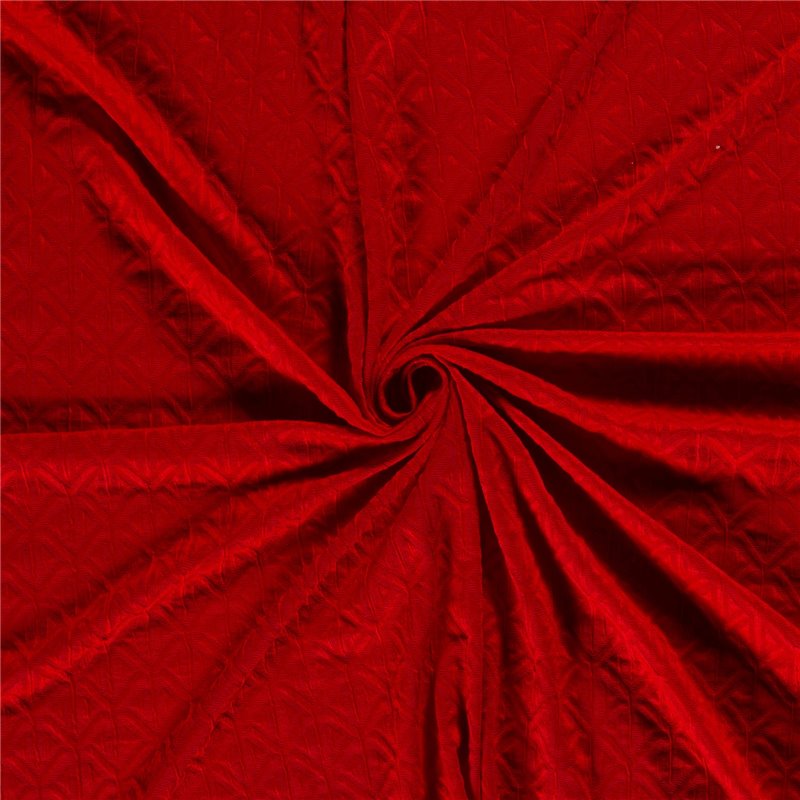 KNITTED BLOWN JACQUARD ABSTRACT