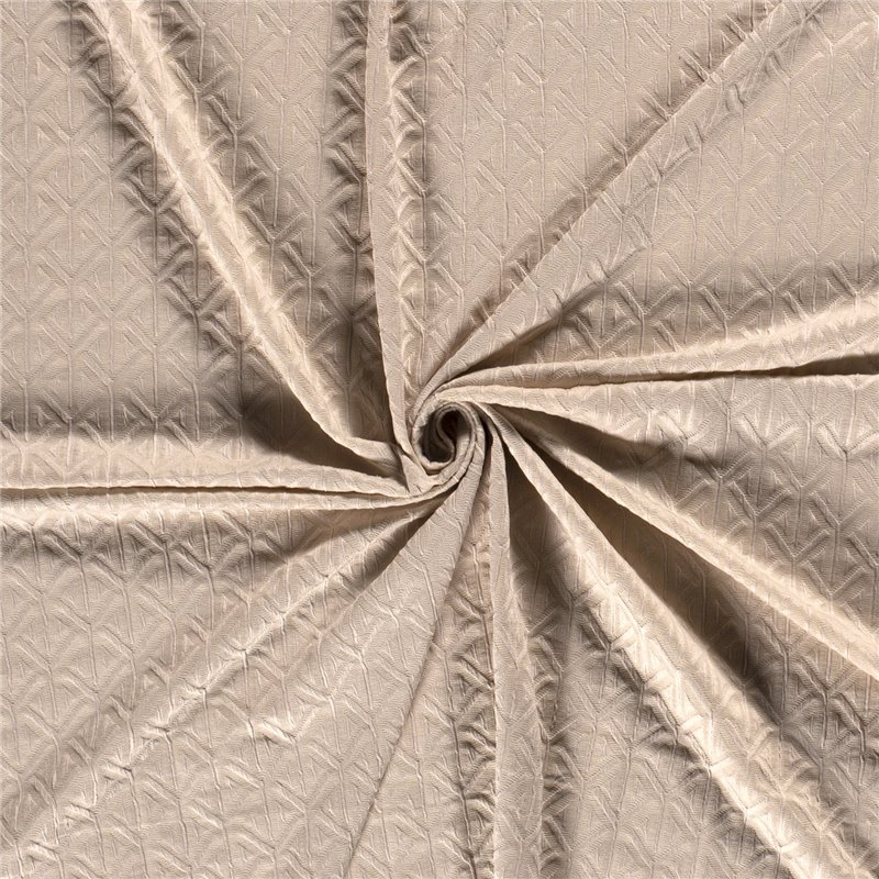 KNITTED BLOWN JACQUARD ABSTRACT