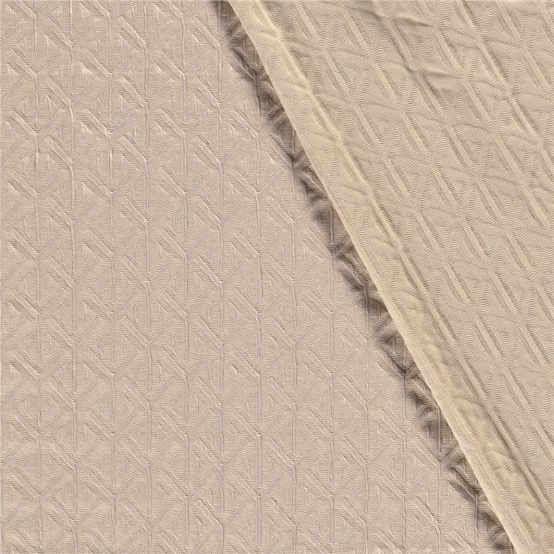 KNITTED BLOWN JACQUARD ABSTRACT