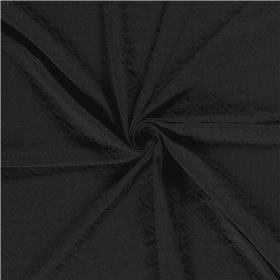 KNITTED BLOWN JACQUARD ABSTRACT