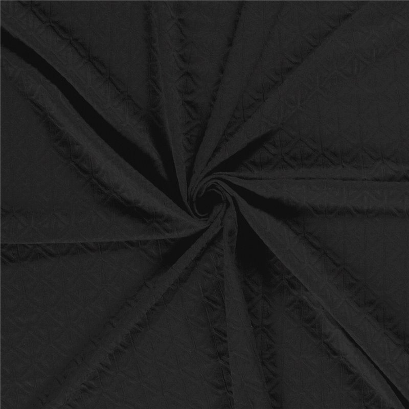 KNITTED BLOWN JACQUARD ABSTRACT