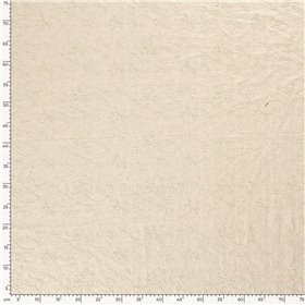 LINNEN VISCOSE EMBROIDERY FLOWERS