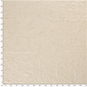 LINNEN VISCOSE EMBROIDERY FLOWERS