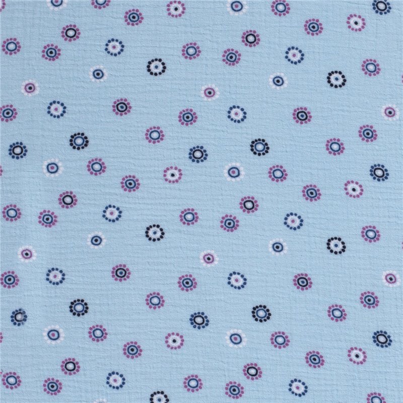 BABY COTTON PRINTED FLOWER DOTS