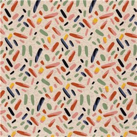 VISCOSE LINNEN LOOK JERSEY SPRINKLES