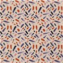 VISCOSE LINNEN LOOK JERSEY SPRINKLES
