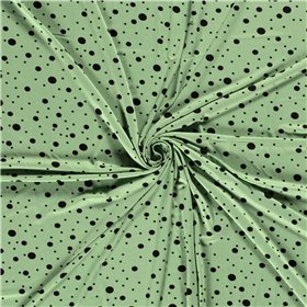 VISCOSE JERSEY DOTS