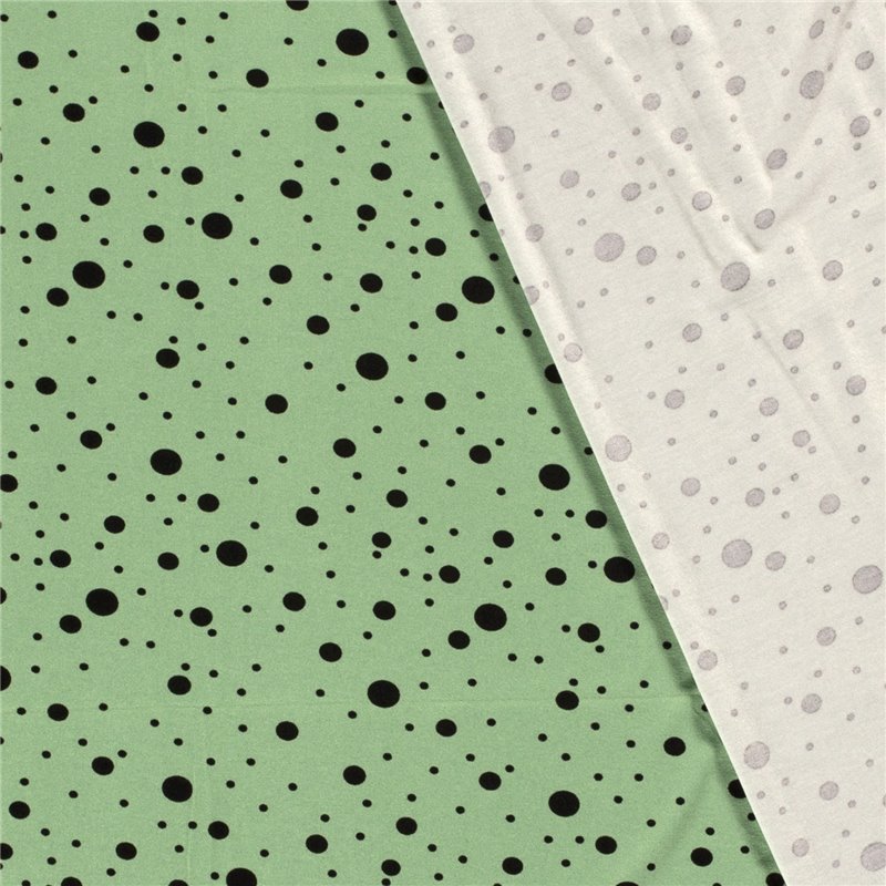 VISCOSE JERSEY DOTS