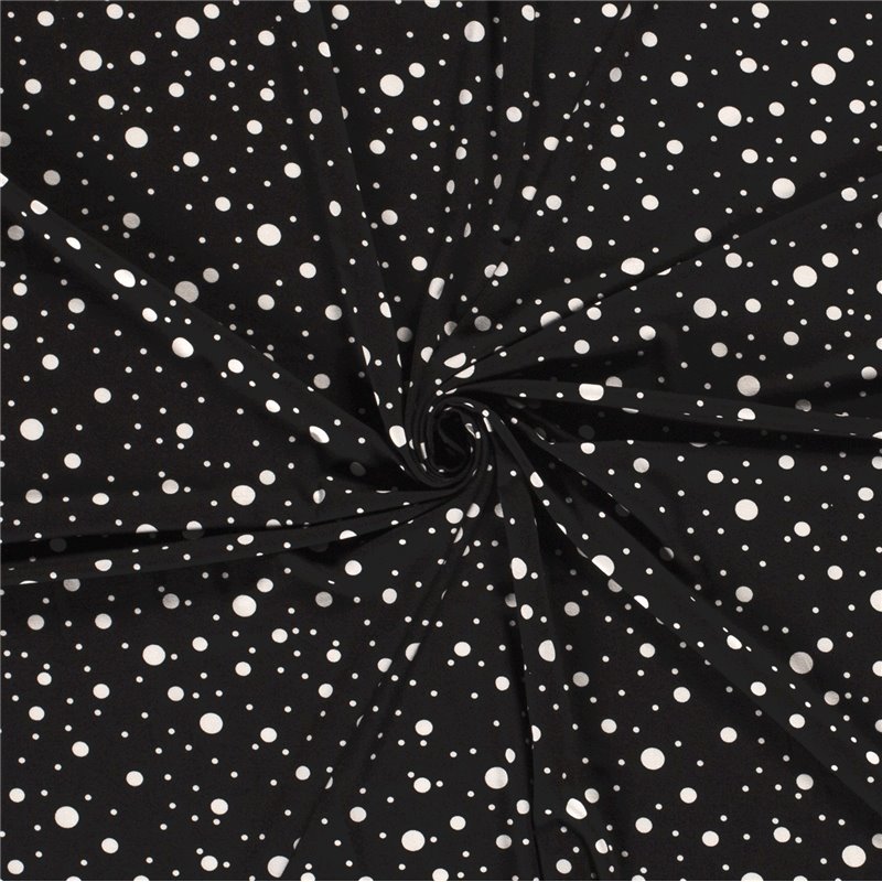 VISCOSE JERSEY DOTS