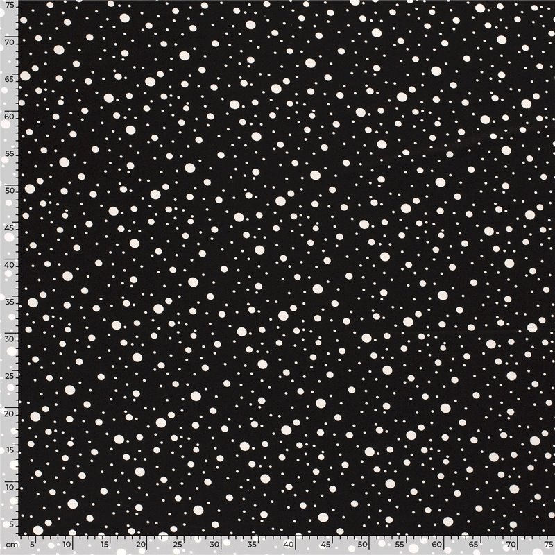 VISCOSE JERSEY DOTS