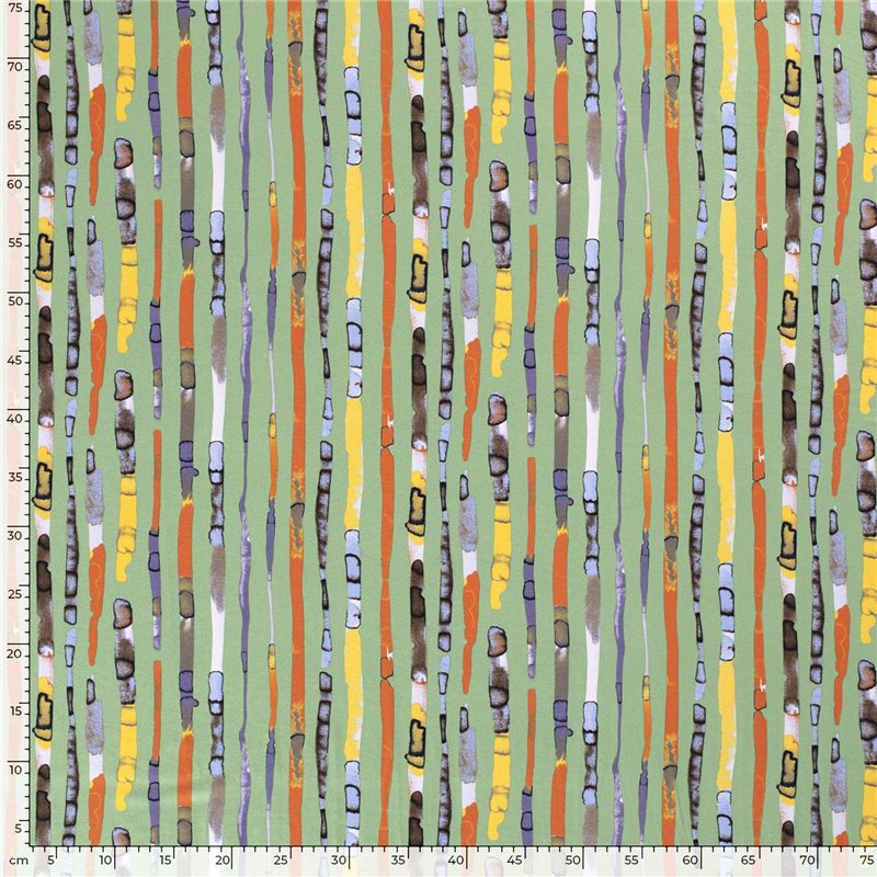 VISCOSE JERSEY ABSTRACT