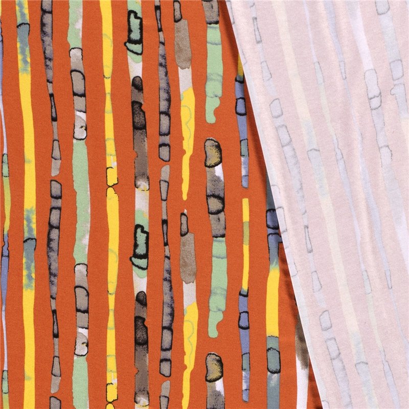 VISCOSE JERSEY ABSTRACT