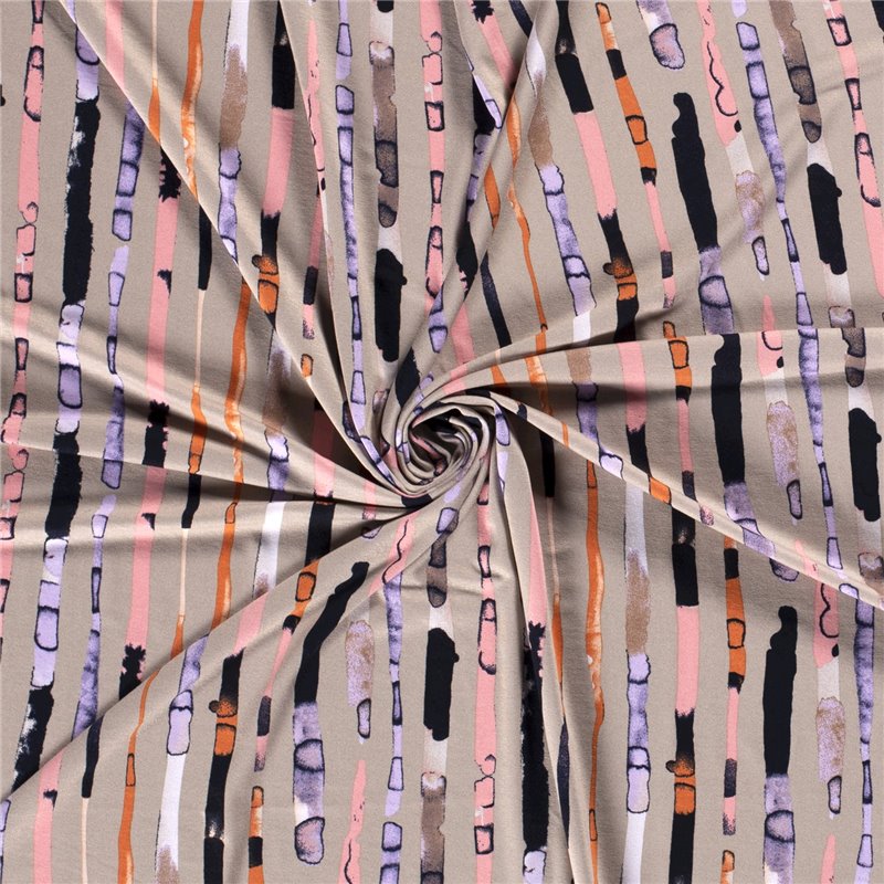 VISCOSE JERSEY ABSTRACT