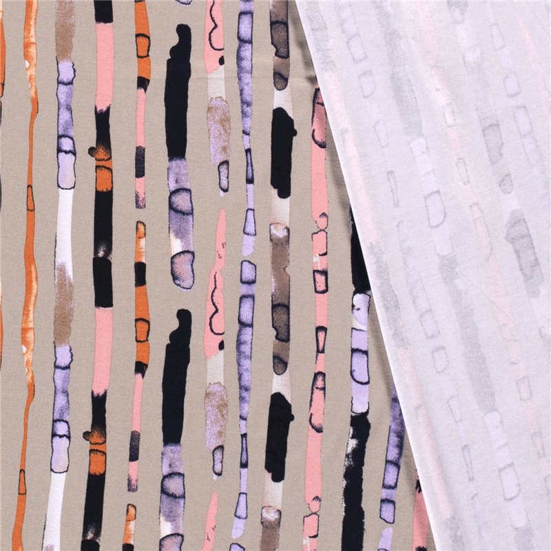VISCOSE JERSEY ABSTRACT