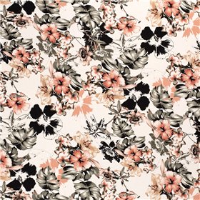 VISCOSE JERSEY FLOWERS
