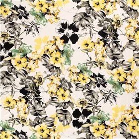 VISCOSE JERSEY FLOWERS