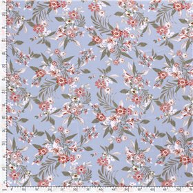 VISCOSE JERSEY FLOWERS