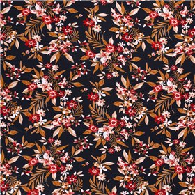 VISCOSE JERSEY FLOWERS