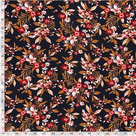 VISCOSE JERSEY FLOWERS