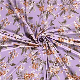 VISCOSE JERSEY FLOWERS