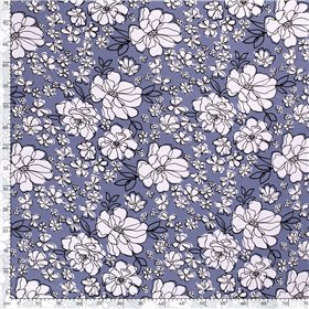 VISCOSE JERSEY FLOWERS