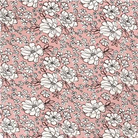 VISCOSE JERSEY FLOWERS