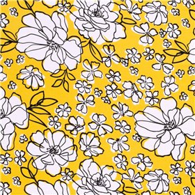 VISCOSE JERSEY FLOWERS