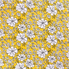 VISCOSE JERSEY FLOWERS