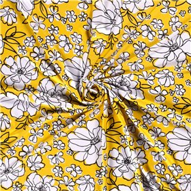 VISCOSE JERSEY FLOWERS
