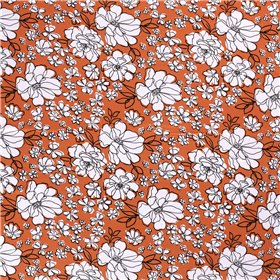 VISCOSE JERSEY FLOWERS