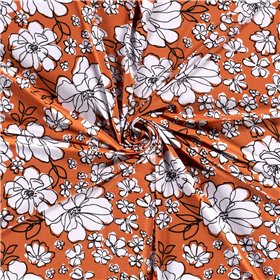 VISCOSE JERSEY FLOWERS