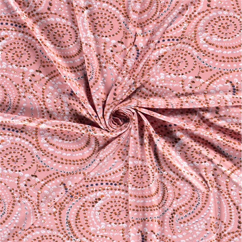 VISCOSE JERSEY FLOWERS