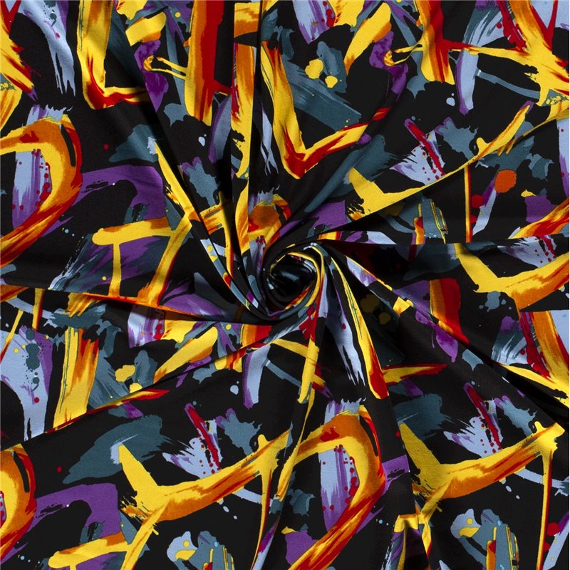 VISCOSE JERSEY ABSTRACT
